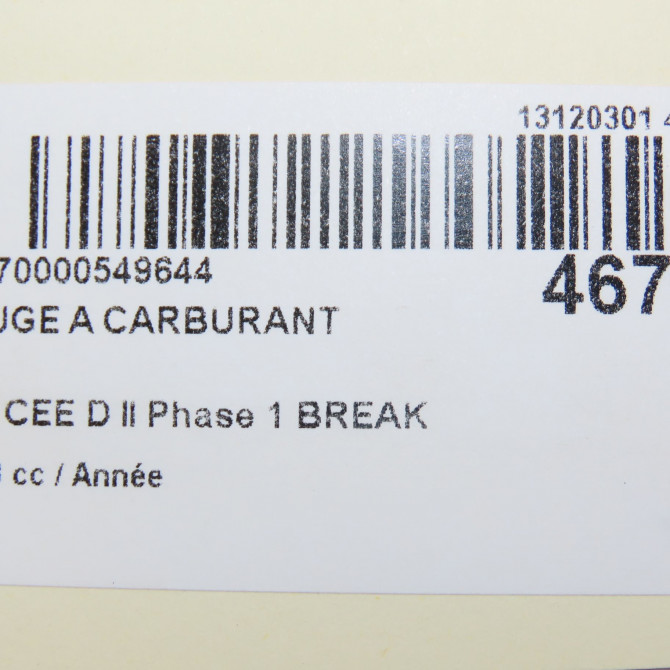 Jauge a carburant occasion KIA CEE D II Phase 1 BREAK 09-2012->12-2015 31110A6900 6