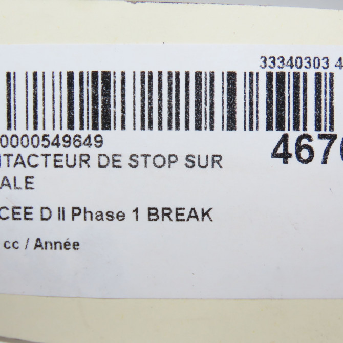 occasion KIA CEE D II Phase 1 BREAK 09-2012->12-2015 938103S000 4