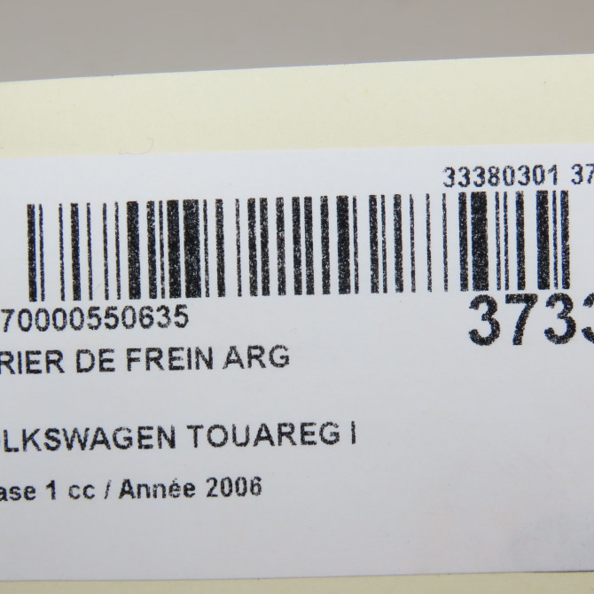 Etrier de frein arrière gauche occasion VOLKSWAGEN TOUAREG I Phase 1 11-2002->12-2006 2.5 TDI 175ch 7L6615423 6