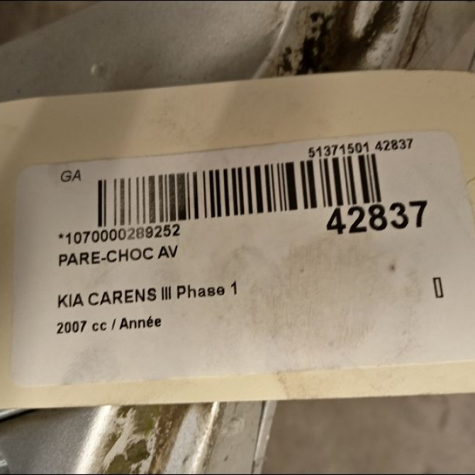 Pare-choc avant occasion KIA CARENS II K2FA50030XX 2