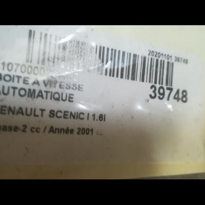 Boîte à vitesse automatique occasion RENAULT SCENIC I Phase 2 08-1999->06-2003 1.6i 107ch 8200162534 5