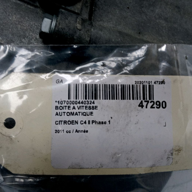 Boîte à vitesse automatique occasion CITROEN C4 II Phase 1 10-2010->01-2015 2231P3 7