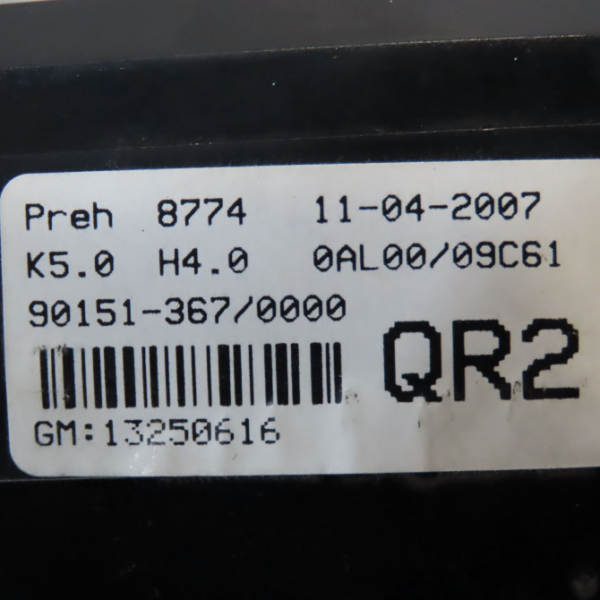 Commande de chauffage occasion OPEL ASTRA III Phase 2 01-2007->04-2011 1.9CDTI 120ch 13261826 5