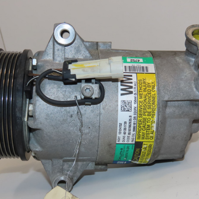 Compresseur air conditionne occasion OPEL ASTRA III Phase 2 01-2007->04-2011 1.9CDTI 120ch 93168623 2