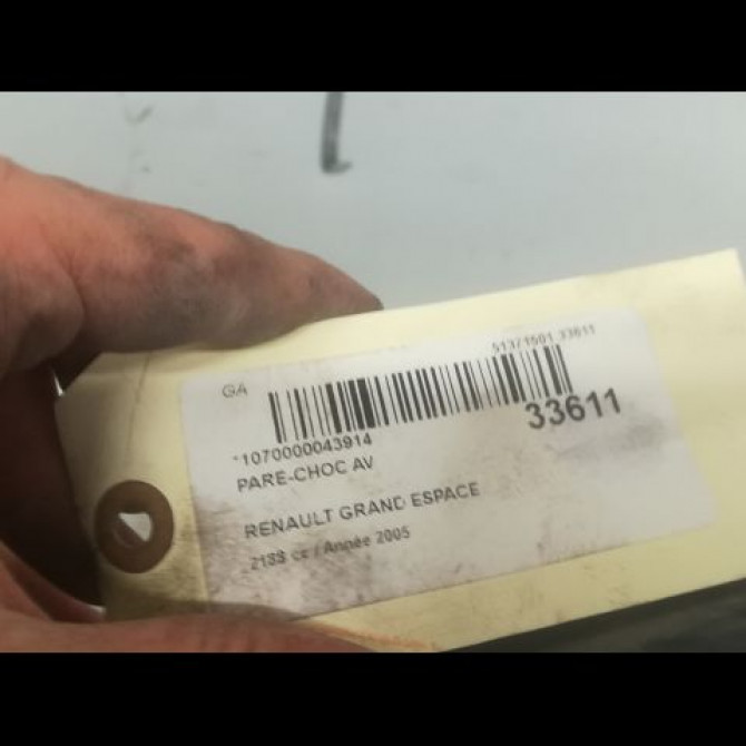 Pare-choc avant occasion RENAULT ESPACE IV Phase 1 09-2002->03-2006 2.2 DCI 7701207359 4