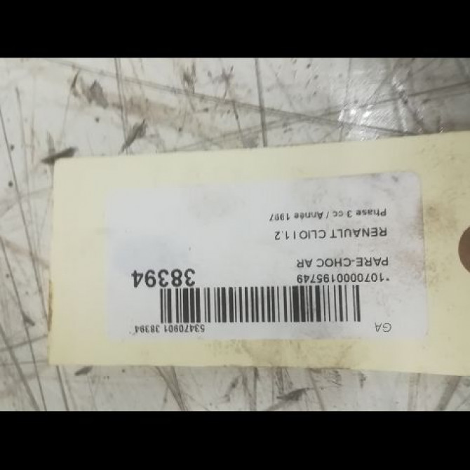 Pare-choc arrière occasion RENAULT CLIO I Phase 3 03-1996->08-1998 1.2 7701469648 4