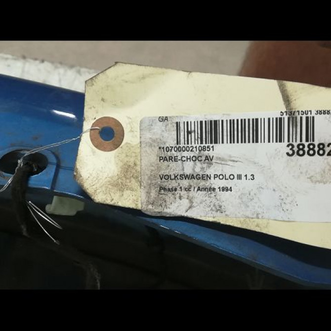 Pare-choc avant occasion VOLKSWAGEN POLO III Phase 1 10-1994->11-1999 1.3 6N0807221DGRU 6