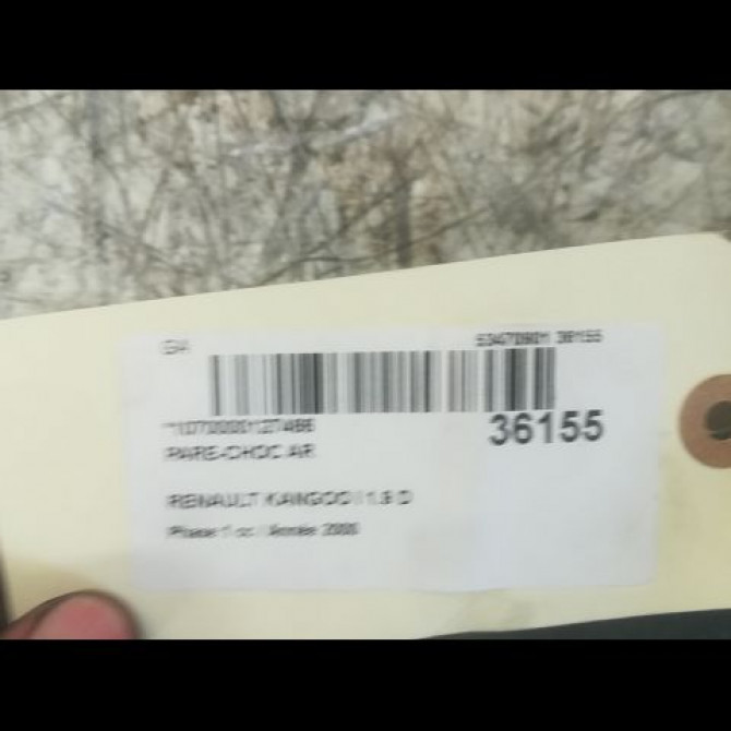 Pare-choc arrière occasion RENAULT KANGOO I Phase 1 09-1997->06-2003 1.9 D 55ch 7701692547 4
