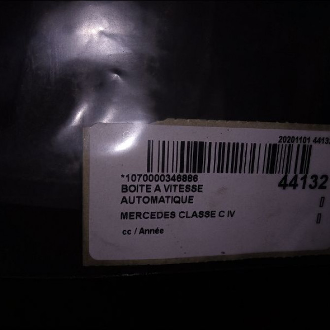 Boîte à vitesse automatique occasion MERCEDES CLASSE C IV 7252705113 5