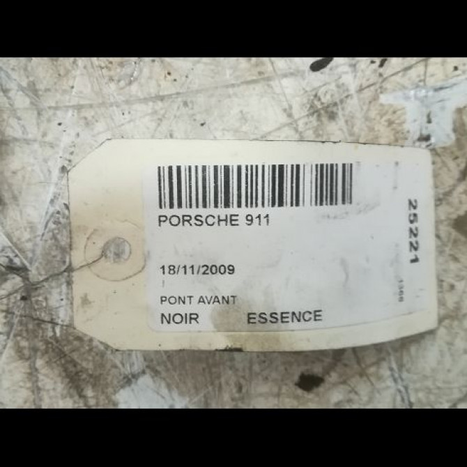 Pont avant occasion PORSCHE 911 Phase 1 07-2004->07-2008 99734901000 5