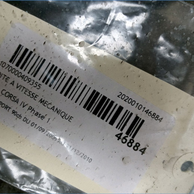 Boîte à vitesse mecanique occasion OPEL CORSA IV Phase 1 09-2006->12-2010 1.4 TWINPORT 90ch 55566112 5