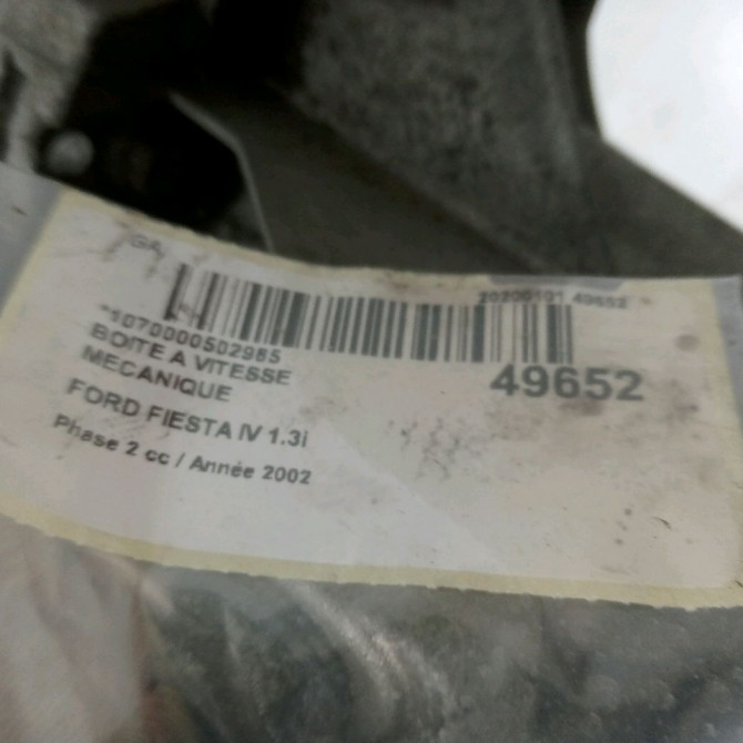 Boîte à vitesse mecanique occasion FORD FIESTA IV Phase 2 09-1999->09-2002 1.3i 1216579 5