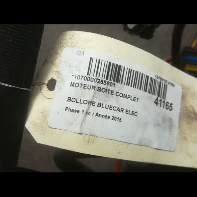 Moteur boite complet occasion BOLLORE BLUECAR Phase 1 01-2011->... ELEC 5