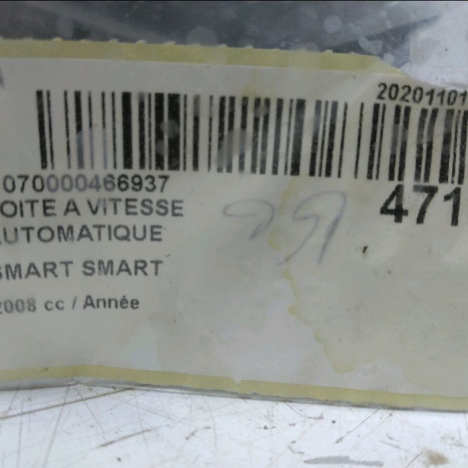 Boîte à vitesse automatique occasion SMART SMART CITY/FORTWO II Phase 1 04-2007->03-2015 A4513700001 7