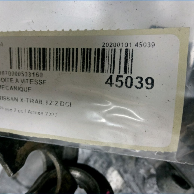 Boîte à vitesse mecanique occasion NISSAN X-TRAIL I Phase 2 01-2004->11-2007 2.2 DCI 5