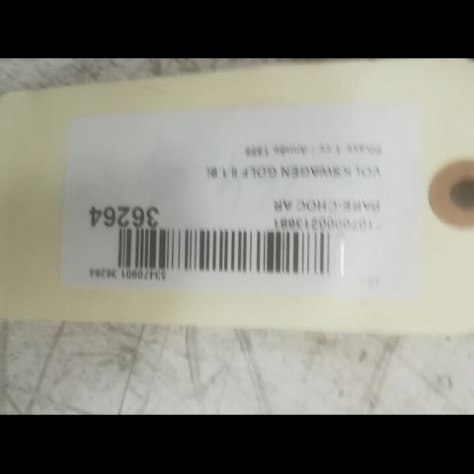 Pare-choc arrière occasion VOLKSWAGEN GOLF II Phase 1 01-1984->06-1992 1.8i 90ch 4