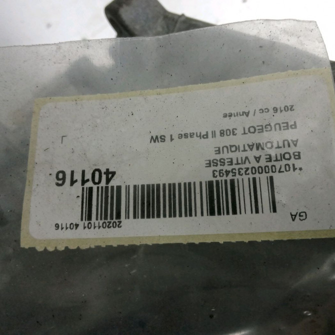 Boîte à vitesse automatique occasion PEUGEOT 308 II Phase 1 SW 02-2014->08-2017 9807418780 5