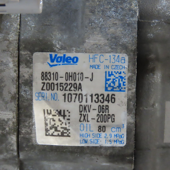 Compresseur air conditionne occasion TOYOTA AYGO I Phase 2 01-2009->06-2012 1.0 VVTI 883100H010 6