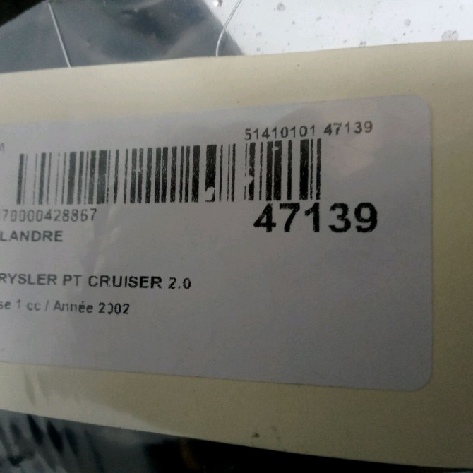 Calandre occasion CHRYSLER PT CRUISER Phase 1 09-2000->12-2005 2.0 141ch RH78DX8AE 3