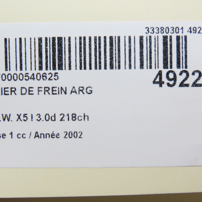Etrier de frein arrière gauche occasion B.M.W. X5 I Phase 1 04-2000->12-2006 3.0d 218ch 34216768443 6