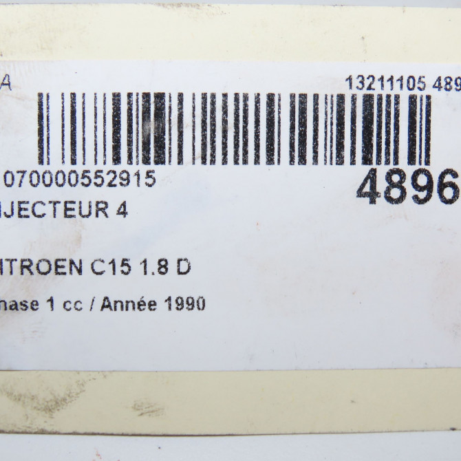 occasion CITROEN C15 Phase 1 07-1987->06-1996 1.8 D 198441 4