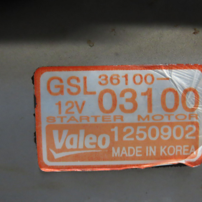 Démarreur occasion HYUNDAI I 10 I Phase 1 04-1995->04-1999 1.2i 90ch 3610003200 5