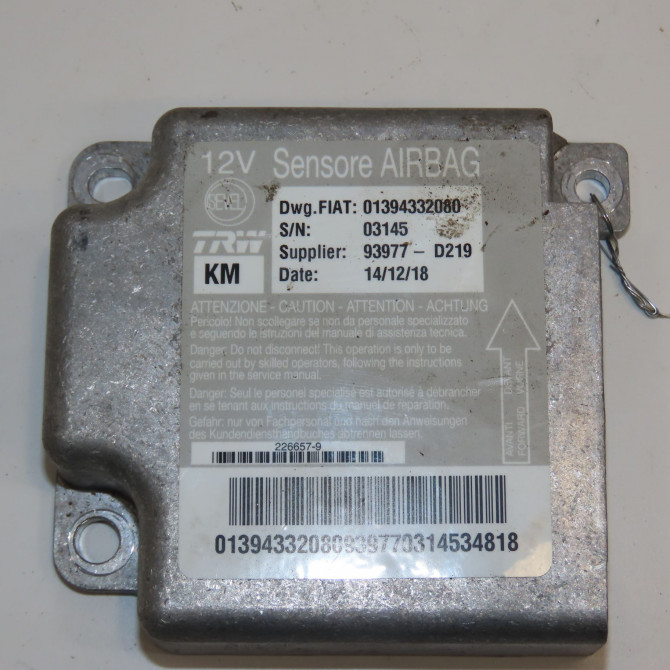 Boitier pyrotechnique occasion CITROEN JUMPER III Phase 2 06-2014->... 1608040480 1