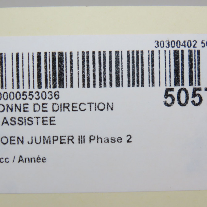 Colonne de direction non assistee occasion CITROEN JUMPER III Phase 2 06-2014->... 5