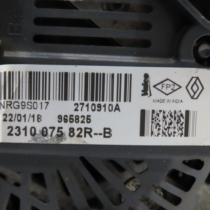 Alternateur occasion DACIA SANDERO II Phase 1 10-2012->... 1.0i 75ch 231007582R 6