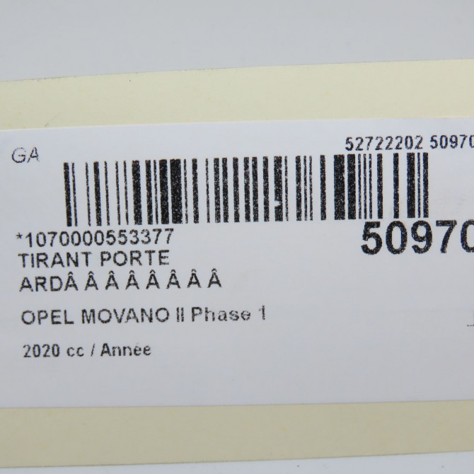 occasion OPEL MOVANO II Phase 1 04-2010->... 5