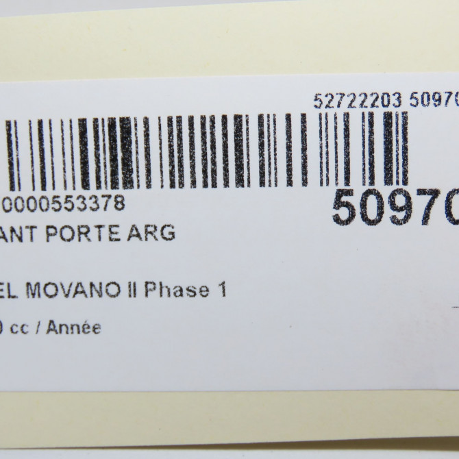 occasion OPEL MOVANO II Phase 1 04-2010->... 5