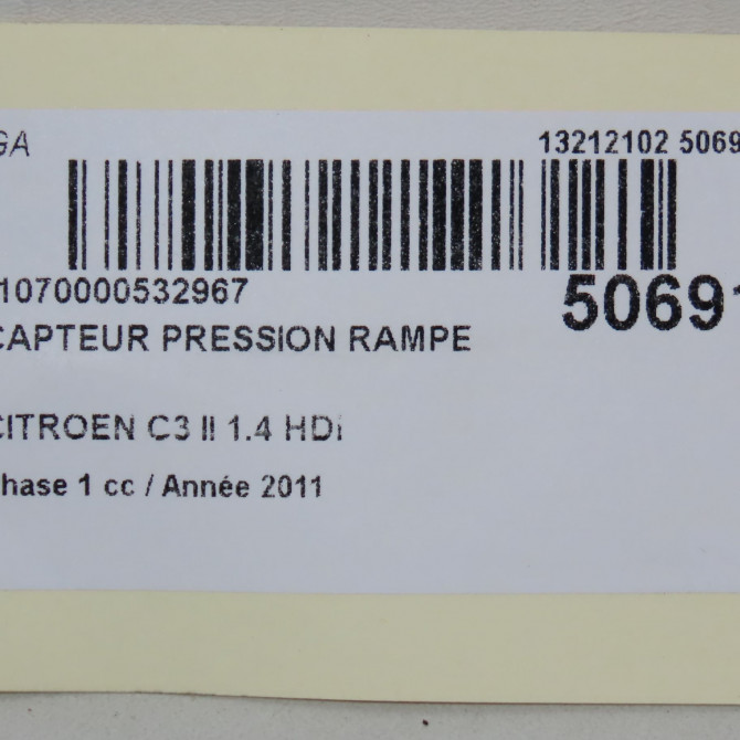 occasion CITROEN C3 II Phase 1 11-2009->02-2013 1.4 HDi 9813735580 5