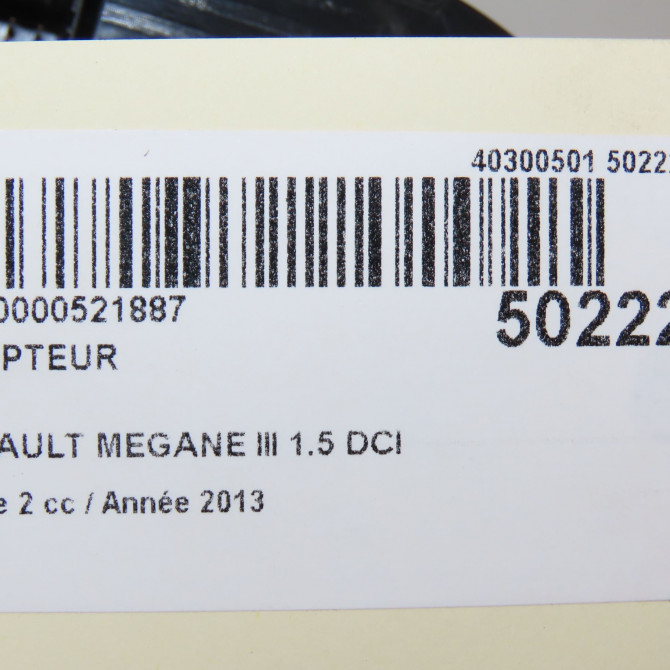 Compteur occasion RENAULT MEGANE III Phase 2 01-2012->06-2014 1.5 DCI 90ch 248101992R 6
