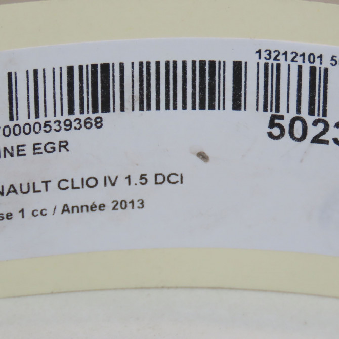 Vanne EGR occasion RENAULT CLIO IV Phase 1 07-2012->... 1.5 DCI 90ch 147105308R 5