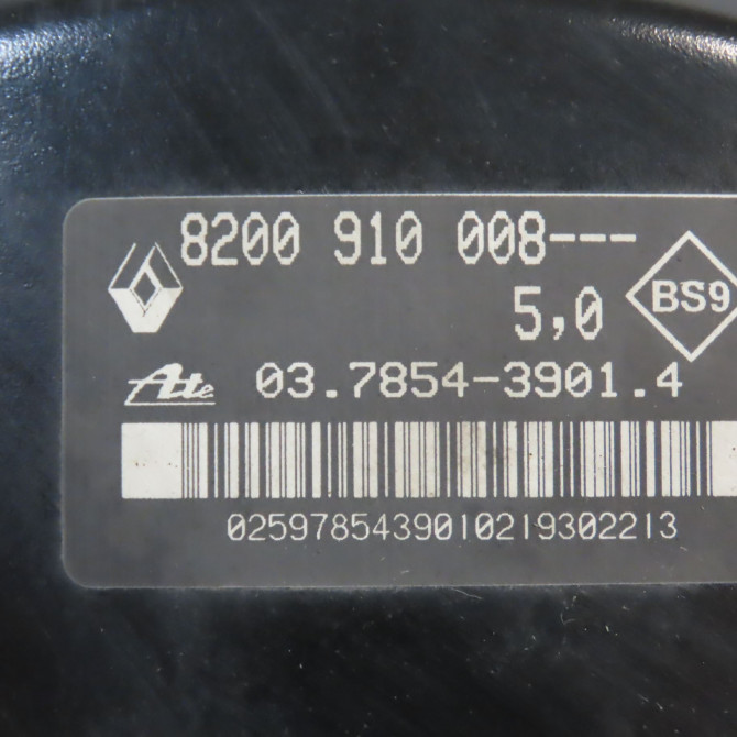 Servo-frein occasion RENAULT TWINGO II Phase 1 06-2007->11-2011 1.2i 16v 75ch 7701209641 5