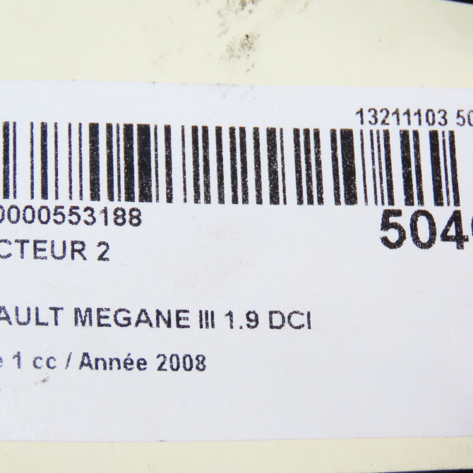 occasion RENAULT MEGANE III Phase 1 11-2008->01-2012 1.9 DCI 130ch 8200784019 5