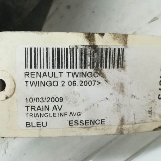 Triangle inf avg occasion RENAULT TWINGO II Phase 1 06-2007->11-2011 1.2i 16v 75ch 8200942392 3