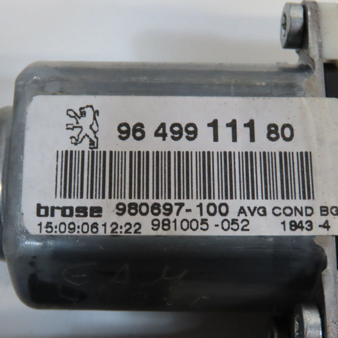 Mecanisme+moteur leve-glace avg occasion PEUGEOT 307 Phase 2 06-2005->03-2008 1.6 HDI 16v 110ch 9221K0 4