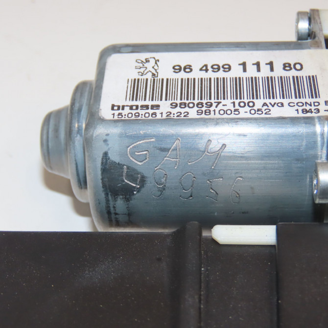 Mecanisme+moteur leve-glace avg occasion PEUGEOT 307 Phase 2 06-2005->03-2008 1.6 HDI 16v 110ch 9221K0 5