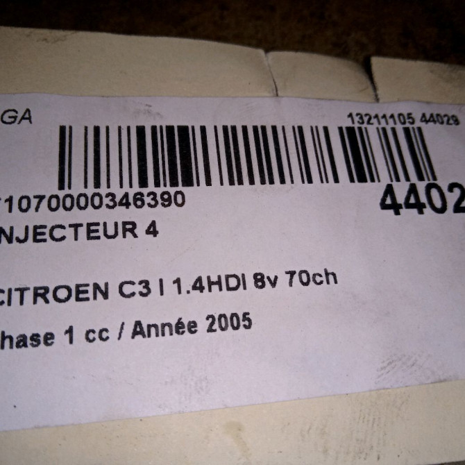 occasion CITROEN C3 I Phase 1 04-2002->10-2005 1.4HDI 8v 70ch 1980A9 2