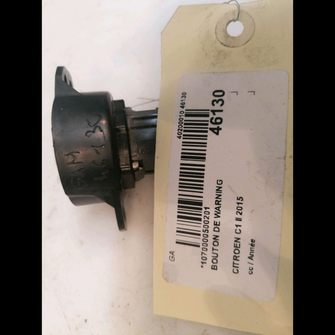 Bouton de warning occasion CITROEN C1 II B000778280 3