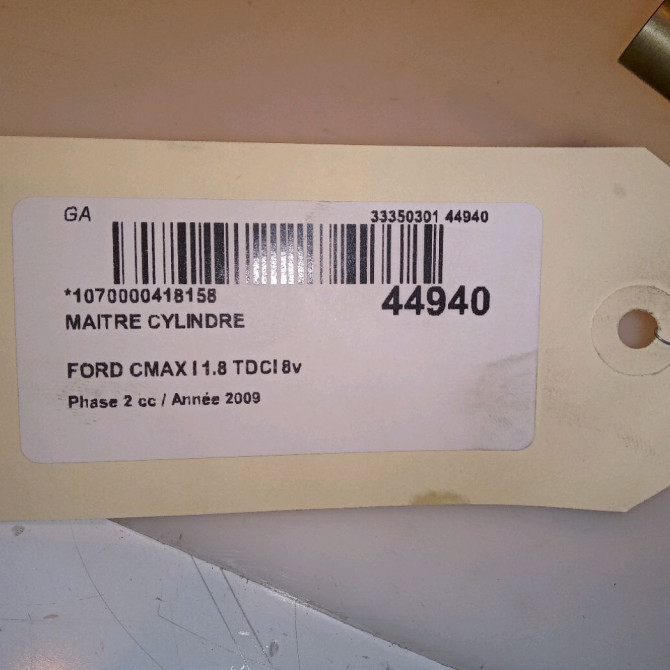 Maitre cylindre occasion FORD CMAX I Phase 2 03-2007->09-2010 1.8 TDCI 8v 115ch 1689827 4