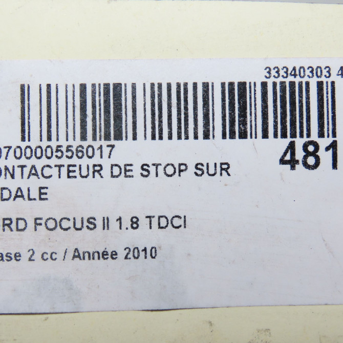 occasion FORD FOCUS II Phase 2 01-2008->12-2010 1.8 TDCI 115ch 4