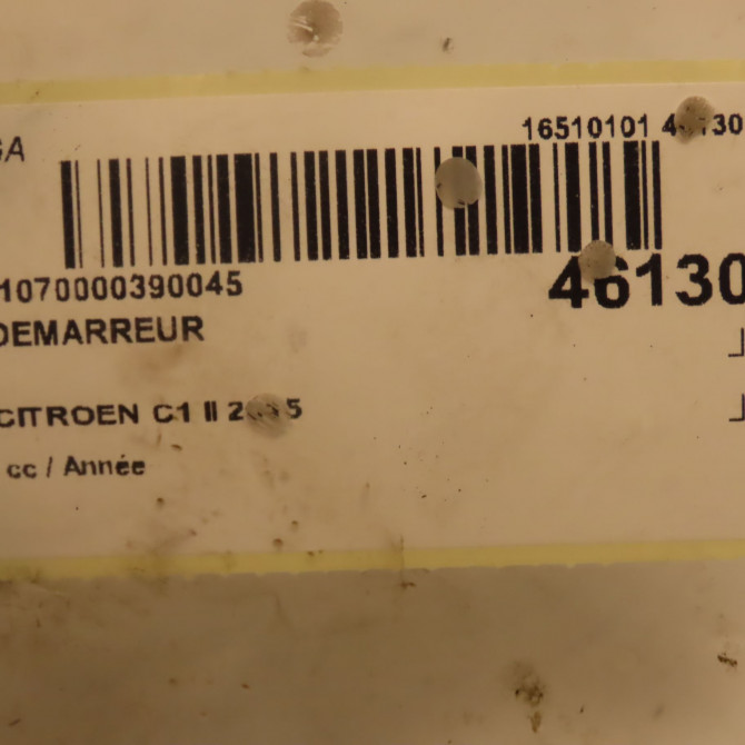 Démarreur occasion CITROEN C1 II 1612092980 3