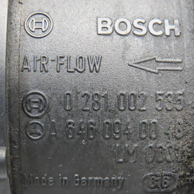 Debimetre air occasion MERCEDES CLASSE C II Phase 2 03-2004->06-2007 C 200 CDi 6460940048 5