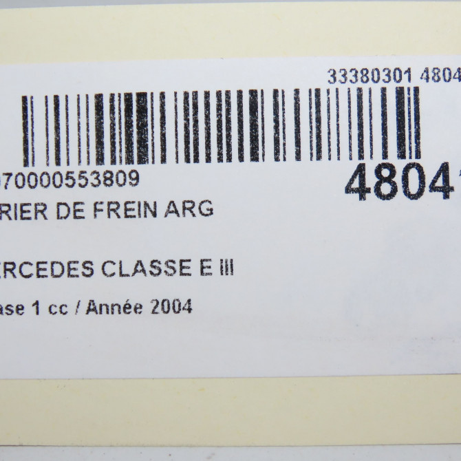 Etrier de frein arrière gauche occasion MERCEDES CLASSE E III Phase 1 03-2002->06-2006 E270 CDI 177ch 24202783 5
