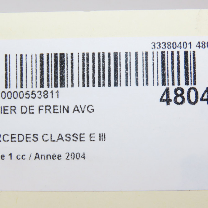 Etrier de frein avant gauche occasion MERCEDES CLASSE E III Phase 1 03-2002->06-2006 E270 CDI 177ch 34200183 6