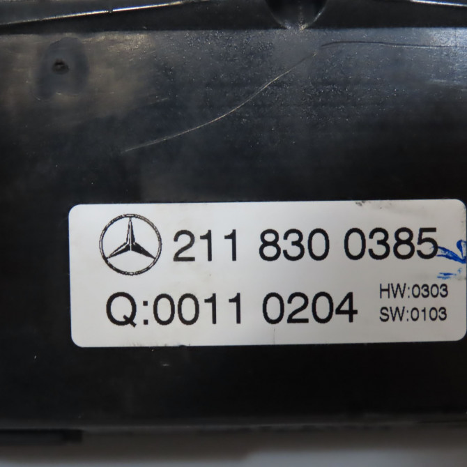 Commande de chauffage occasion MERCEDES CLASSE E III Phase 1 03-2002->06-2006 E270 CDI 177ch 2118300385 5