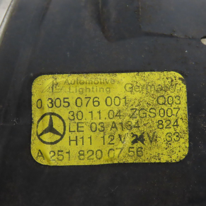 Phare antibrouillard avant droit occasion MERCEDES CLASSE A II Phase 1 12-2004->04-2008 2.0 CDI 16v 110ch 1698201656 4
