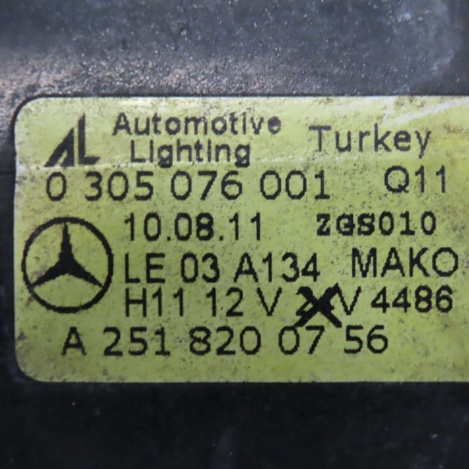 Phare antibrouillard avant gauche occasion MERCEDES CLASSE A II Phase 2 04-2008->06-2012 A180 CDI 110ch 1698201556 3